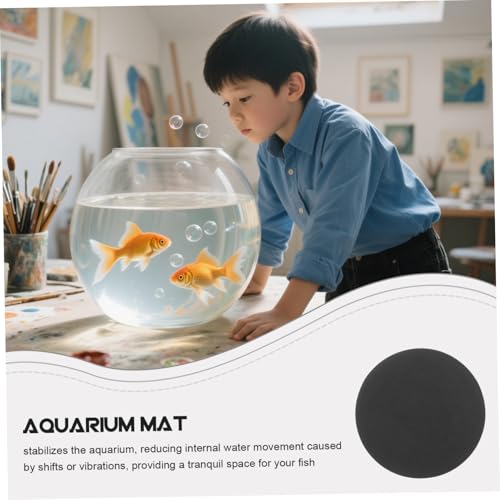 Kisangel Aquarium Bottom Mat Cushion: -Skid Fish Tank Cushion Pad for Stability Pad for Reptile Terrariums and Household Tank Protection