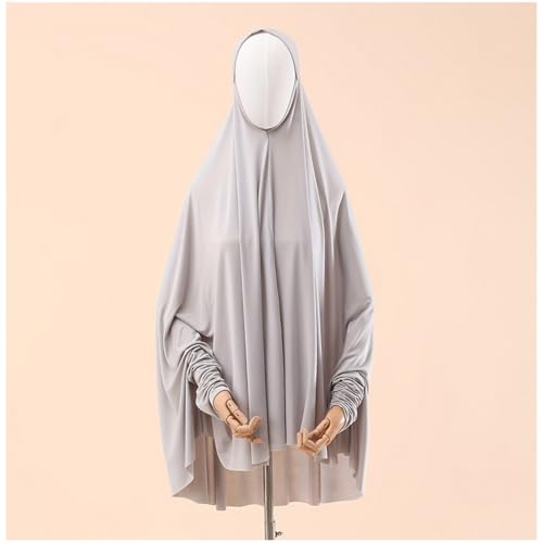 Women's Muslim One-Piece Prayer Dress Abaya Kaftan Hijab Full Length Dress for Hajj, Eid, Home, Prayer