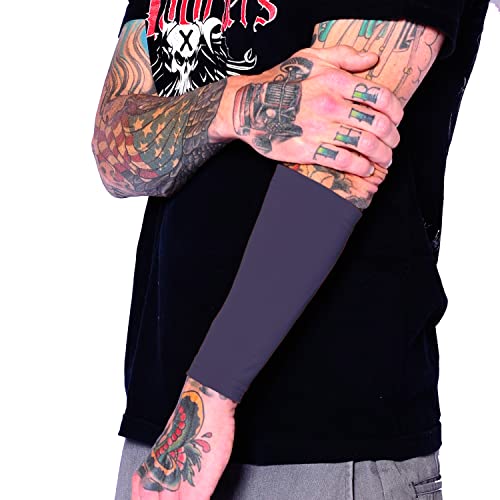 Tat2X Tattoo Cover Up Sleeve - Forearm 9" - Dark Navy - XS/S - 1 Sleeve - color: Dark Navy, size: X-Small/Small (Pack of 1)