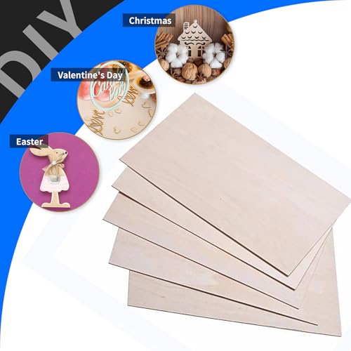48 Pack Basswood Sheets,12 x 12 x 1/8 Inch,3mm Basswood Plywood Sheets with Smooth Surfaces, Unfinished Wood for Laser Cutting, Wood Burning,Drawing, Architectural Models and DIY Wood Crafts(48)