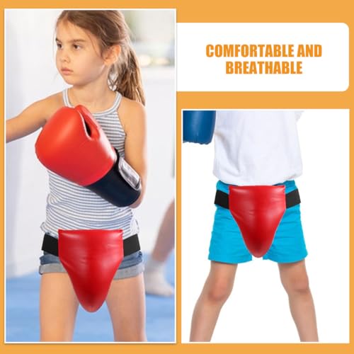 GARVALON 2pcs ’s Professional Groin Protector for Boxing and Martial Arts, Reusable Integrated Groin Guard with Breathable Wear-Resistant Material, Training Protective Gear