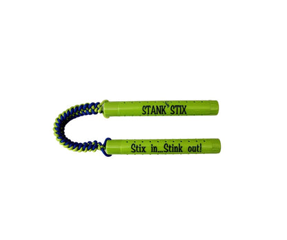 Glovestix StankStix Shoe Deodorizer Liquid Shoe Odor Eliminator, Formerly Called ShoeStix. Non-Toxic Odor Remover for Shoes, Boots, Smelly Gym Bags, Boxing, Lacrosse, Soccer & Hockey Gear, Green/Blue