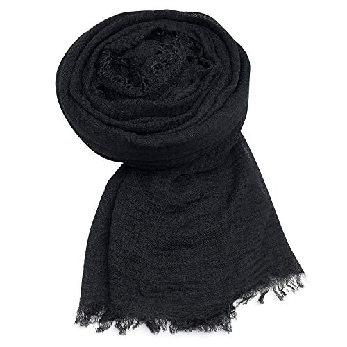 Women Scarf Shawl for All Season 3PCS Scarve Wrap Scarve. - color: Black, Brown, Gray