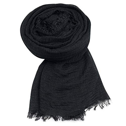 Women Scarf Shawl for All Season 3PCS Scarve Wrap Scarve. - color: Black, Brown, Gray