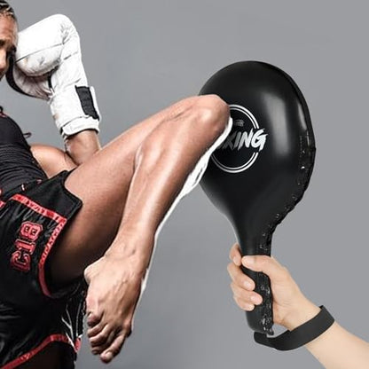 Valleycomfy Boxing Target Paddles Fight Gear Punching & Striking Pads - color: Black