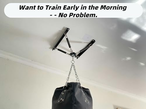 Heavy Bag Hanger Noise and Vibration Dampening Design Ceiling or Open Floor Joist Mount for Heavy Punching Bags - color: B.From 120 LBS to 200 LBS