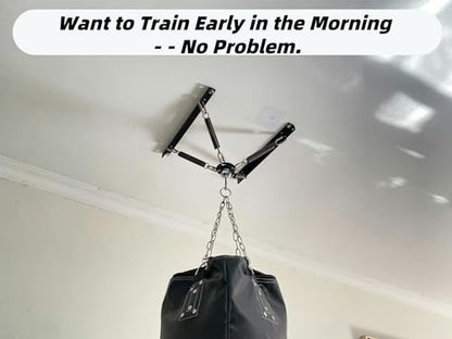 Heavy Bag Hanger Noise and Vibration Dampening Design Ceiling or Open Floor Joist Mount for Heavy Punching Bags - color: B.From 120 LBS to 200 LBS