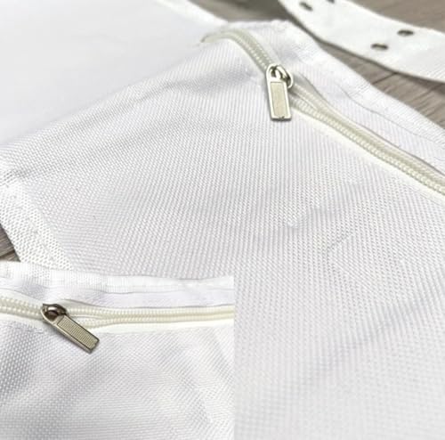 Generic Ihram Belt for Hajj and Umrah - Adjustable Size with Front Pockets and Zippered Compartments