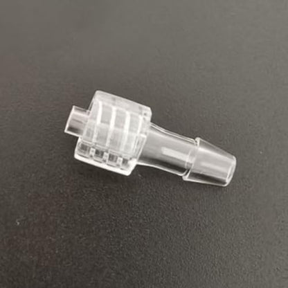 Male Luer Lock 3/16" Polycarbonate Hose Barb Adapter for Laboratory Biochemical Analytical Instruments, Food Machinery and Aquarium Equipment, 100pcs