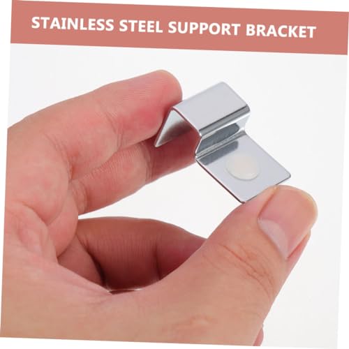UKCOCO 4pcs Heavy Duty Stainless Steel Aquarium Lid Holders for Fish Tank Durable Bracket Support for Glass Tanks for Open Aquariums and Turtle Habitats