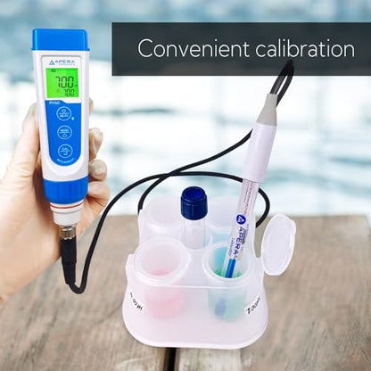 Apera Instruments PH60-HF Handheld pH Meter Tester Kit with LabSen 835 ATC pH Electrode for Lab-Grade pH Measurement in Liquids Containing Strong Acid or Hydrofluoric Acid - style: For Strong Acidic Solutions
