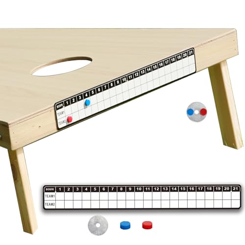 Cornhole Scoreboard Tracker Steel Score Keeper: Durable Corn Hole Scoreboards for Easy Score Tracking Corn Hole Games Ladder Ball Toss Game Pop Darts Popdarts Game