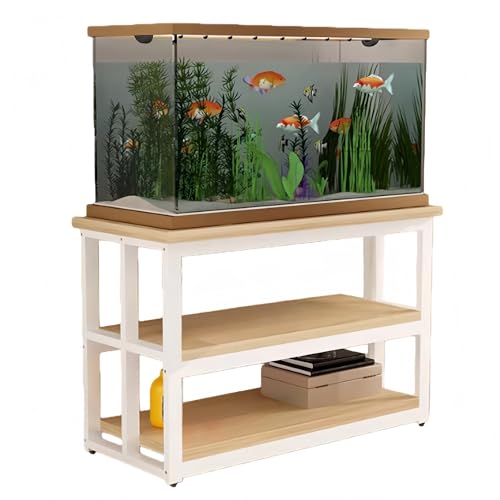 Three-Tier Reinforced Aquarium Stand, Storage Aquarium Base, Easy to Clean, Suitable for Living Room/Office/Study(55x35cm/21.7x13.8in)
