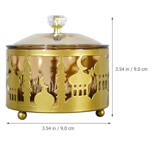 MAGICLULU Metal Ramadan Candy Tray Eid Decor Serving Dishes Fruit Decor Ramadan Elements Tray