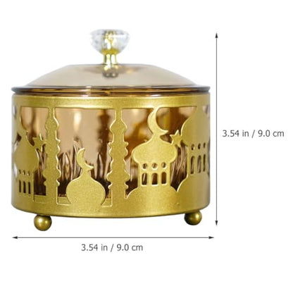 MAGICLULU Metal Ramadan Candy Tray Eid Decor Serving Dishes Fruit Decor Ramadan Elements Tray