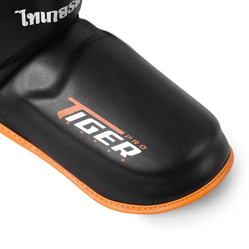 Shin Guards MMA Martial Arts, Muay Thai, Kickboxing, Leg Instep Protection Pads, Kicking, Sparring, Training Gear, Karate, Boxing, Taekwondo - Unisex (Medium/Large/Extra Large) - size: Large