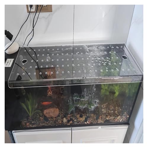 Acrylic Fish Tank Canopy - Anti-Jump Lid Cover with Cat-Proof Design, Top Mount for Aquariums (L35xW30cm/13.8x11.8in) - Perfect for Pet Owners - size: L35xW30cm/13.8x11.8in