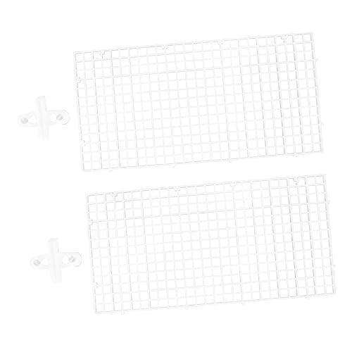 1set Aquarium Divider Panel Separator Bottom Grid for Fish Tank Isolation Half Mesh Cups Easy to Install Expandable Fish Divider