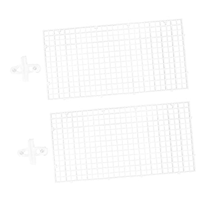 1set Aquarium Divider Panel Separator Bottom Grid for Fish Tank Isolation Half Mesh Cups Easy to Install Expandable Fish Divider