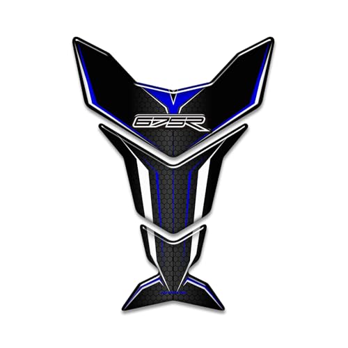 Motorcycle 3D Tank Pad Compatible with Triumph Street Triple Daytona 675 765R RS Stickers Gas Kit Knee Fish Bone Tank Pad Decals Fit for 675 765 R RS Stickers Decals Tank Protection Waterproof (A-15) - color: A-15