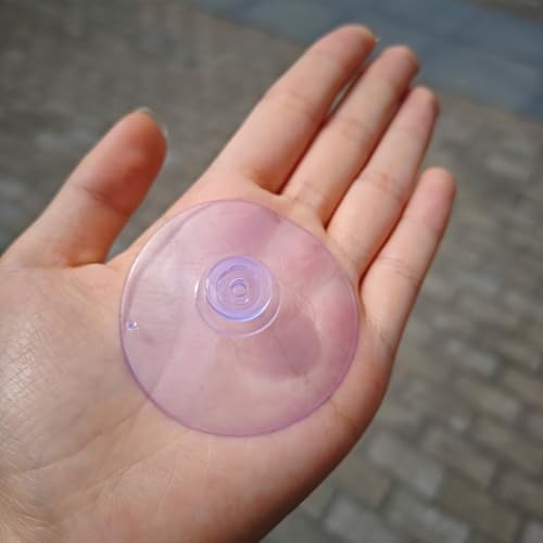 AQUANEAT 20 Packs Suction Cups 2.2 Inch Clear Sucker Pads Without Hook for Glass Home Organization Decoration - size: 2.2 in