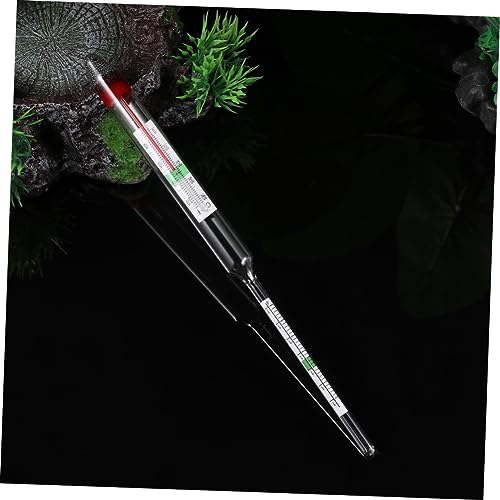 MERRYHAPY 2Pcs Aquarium Glass Floating Hydrometer for Accurate Testing Fish Tank and Aquarium Easy to Use for Sea Water Measurement