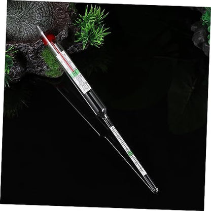 MERRYHAPY 2Pcs Aquarium Glass Floating Hydrometer for Accurate Testing Fish Tank and Aquarium Easy to Use for Sea Water Measurement
