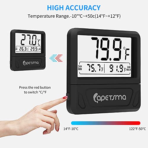 capetsma aquascaping Tools Aquarium Tools Scissors Tweezers Spatula + Aquarium Thermometer Fish Tank Water Temperature Gauge