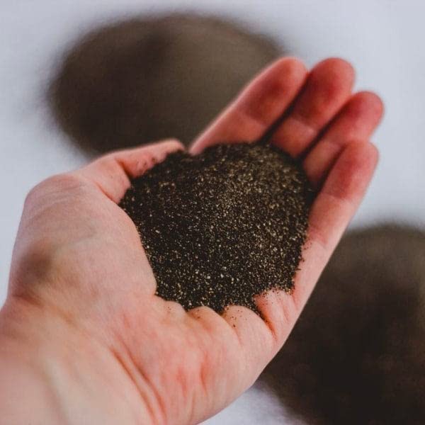Real Lava Sand - Screened, Washed, Dried and Sanitized - Great for Heating Pads, Cooling Pads, Crafts, and Aquariums (3 lb Bag) - size: 3 Pound