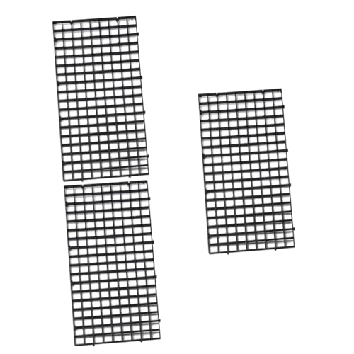 NOLITOY 6pcs Aquarium Fish Net Segregation Board Black Divider Clamps for Fish Tanks Breeding Survival Rate