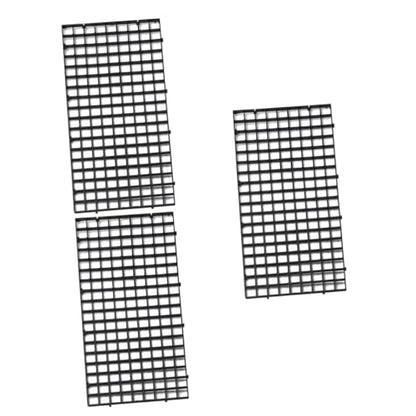 NOLITOY 6pcs Aquarium Fish Net Segregation Board Black Divider Clamps for Fish Tanks Breeding Survival Rate