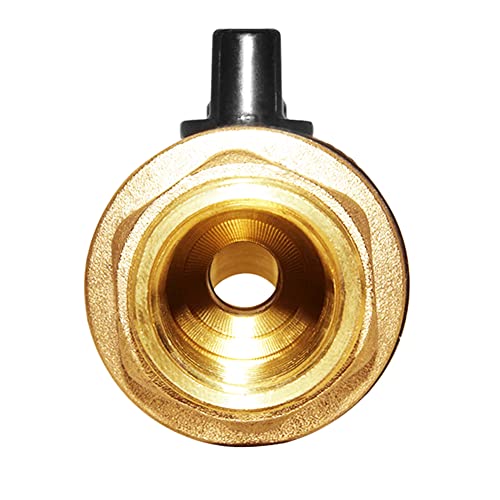 Joywayus Brass Water Container/Rain Barrel Spigot 3/4" Threaded | Quarter Turn Ball Valve, Bulkhead Fitting, Garden Hose Thread Connection - style: Style 1