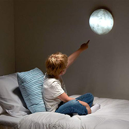 Uncle Milton Moon in My Room - 12 Light-Up Lunar Phases, Remote Control or Automatic, STEM Toy, Great Gift for Boys & Girls Ages 6+
