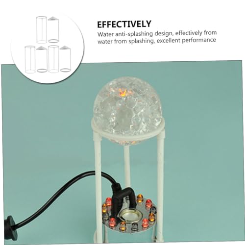 VANZACK 3sets Humidifier Splash Guards Easy to Install Plastic Water Barrier for Rockery and Fish Tanks and Convenient Humidifier Accessories