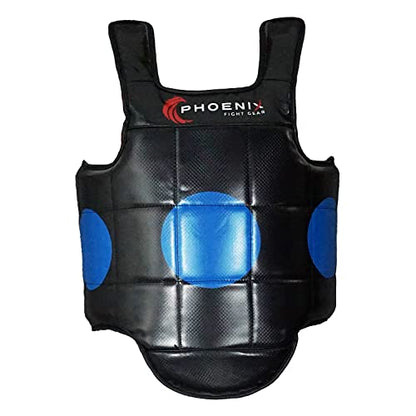 Reversible Chest Protector, Gear for Boxing, Sparring, Karate, Muay Thai and Taekwondo, MMA Gear, Body Shield Protective Gear, Mixed Martial Arts Training Equipment - size: Small