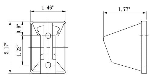 Dura Faucet DF-SA156-WT RV Handheld Shower Wand Bracket (White) | RV handheld shower wand bracket for campers, trailers, and motorhomes. White finish. - color: White