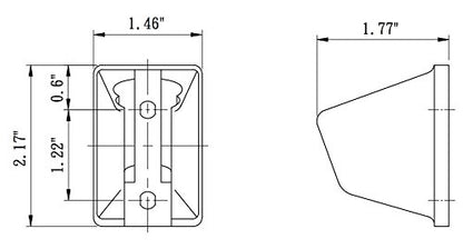 Dura Faucet DF-SA156-BQ RV Handheld Shower Wand Bracket (Bisque) | RV handheld shower wand bracket for campers, trailers, and motorhomes. - color: Bisque Parchment