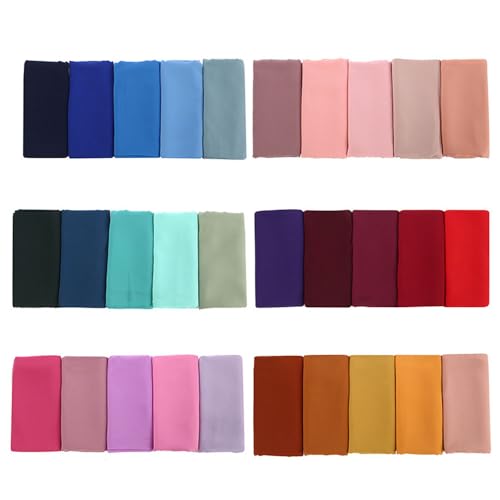 Premium Chiffon Hijab Head Scarf Shawl Wrap for Muslim Women Lightweight - color: Navy Blue