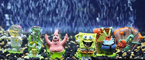 Penn-Plax Officially Licensed Spongebob Squarepants 16 Piece Gift Set for 10 Gallon Aquariums