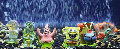 Penn-Plax Officially Licensed Spongebob Squarepants 16 Piece Gift Set for 10 Gallon Aquariums