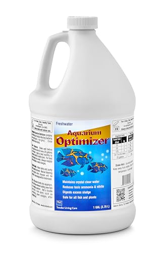 TLC Products, Freshwater Aquarium Optimizer, Aquarium Water Clarifier, Reduces Ammonia, 1 Gallon - size: 1 Gallon (3.78 L)