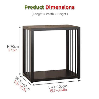 Aquarium Stand, Heavy-Duty Base for Fish Tanks, Non-Slip Feet, Carbon Steel Construction, No Assembly Required, Ideal for Living Rooms and Home Offices
