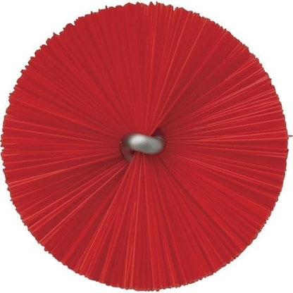 1-5/8" W Tube and Valve Brush, Stiff, 13 3/4 in L Handle, 5 in L Brush, Red, 19 57/64 in L Overall - 1 Each - color: Red, size: 5378