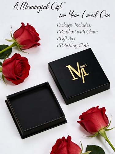 Midari Sunflower Necklace 18k Gold Plated Heart with Brithstone You Are My Sunshine Necklace Anniversary Birthday Sunflower Jewelry Gift for Women Wife Mom - color: 01-January