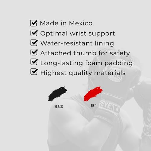 CLETO REYES Professional Boxing Bag Gloves for Men and Women, Training and Heavy Punching Bags, MMA, Kickboxing, Muay Thai, Elastic Cuff - color: Classic Red, size: Small