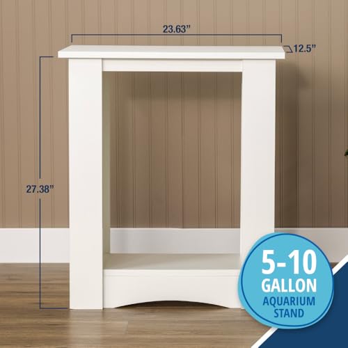 Tetra 5-10 Gallon Fish Tank Stand, Durable Water-Resistant Wood - size: 5-10 Gallon