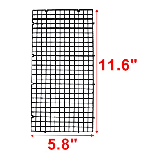 Ruilogod Plastic Aquarium Fish Tank Separation Board Isolation Plate 29.5 x 14.7 x 0.7cm Black (id: 673 b40 d24 7e7 6fd