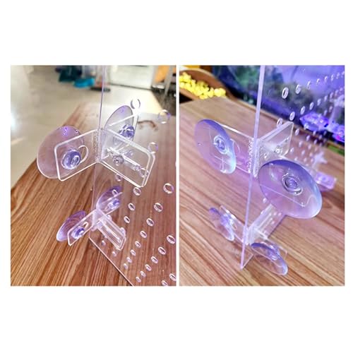 Aquarium Fish Tank Divider, Fish Tank Transparent Isolation Board Acrylic Separation Partition Network Partition Prevent Fish, Turtle Fight Attack Each Clear, - size: 18 X30cm