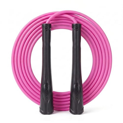 YUEDONG Women's Silent Jump Rope, Adjustable PVC Rope for Apartment Fitness | Whisper-quiet rotation, adjustable tangle-free PVC rope, ergonomic grip, carry pouch, for apartment cardio and home workouts - color: BLACK