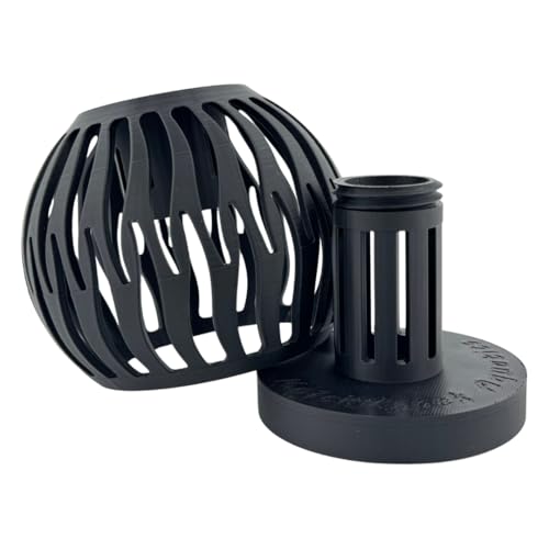 Shrimp Feeder and Hide for Freshwater Aquariums – Modular Design, Aquascape Friendly, Designed & Manufactured in USA (Onyx) - color: Onyx